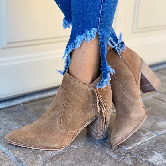 Whistler Cognac Genuine Suede Tassel Boot - Picture 3 of 8